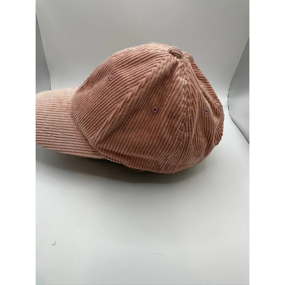 Unbranded Dusty Rose Pink Corduroy Baseball Cap Adjustable Hat BBC001-1